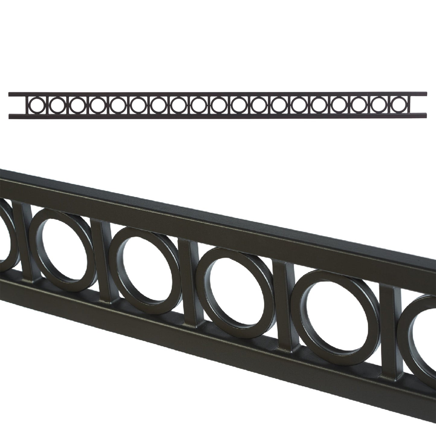 FE26 PLUS - ACCENT TOP PANEL RING TOP DESIGN Gloss Black 8' GBLK