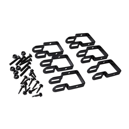 Versai 96" Extended 3 Direction Bracket for Corner Posts (6 Pieces)