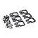 Versai 96" Extended 3 Direction Bracket for Corner Posts (6 Pieces) - 719133214